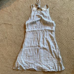 Urban outfitters checkered blue and white summer sundress